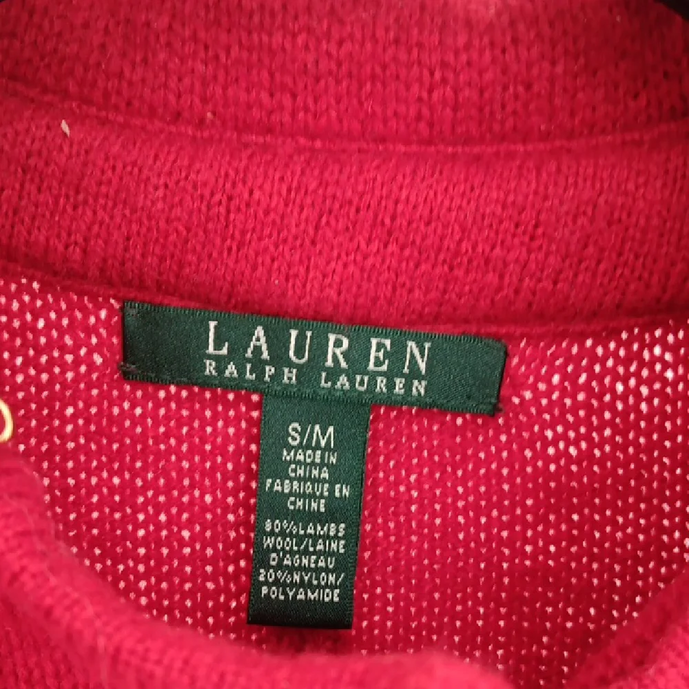 Ralph Lauren Red Gold Shrug Sweater - Picture 3 of 3
